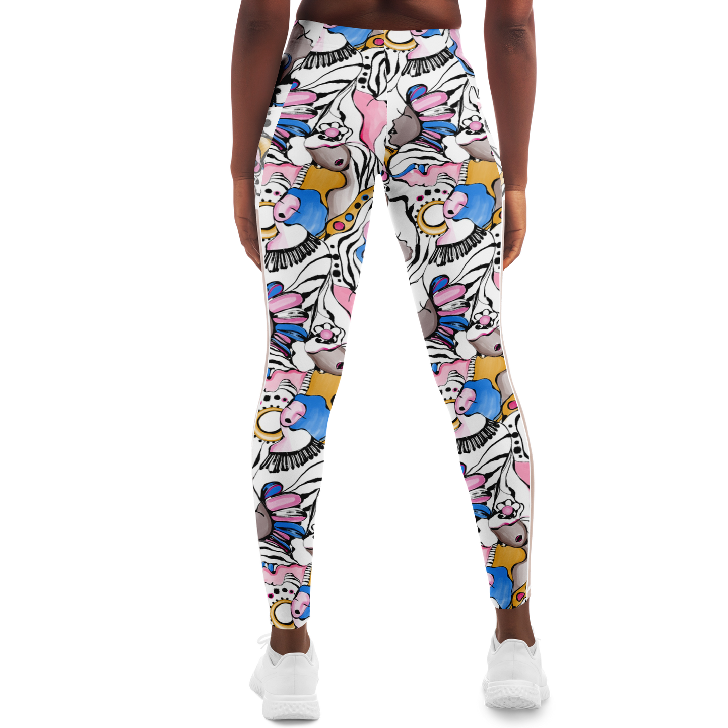 Mesh Pocket Legging - Sweet Face-Zahra