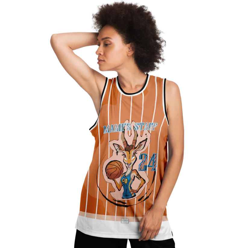 Basketball Jersey Rib - Sticker-Mami's staff Antelope