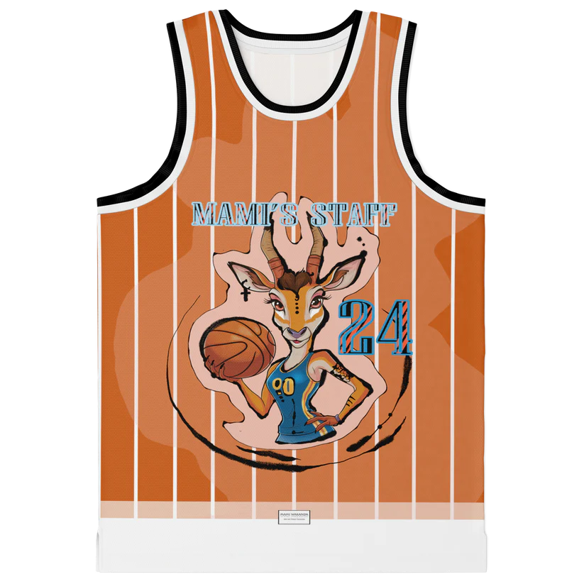 Basketball Jersey Rib - Sticker-Mami's staff Antelope