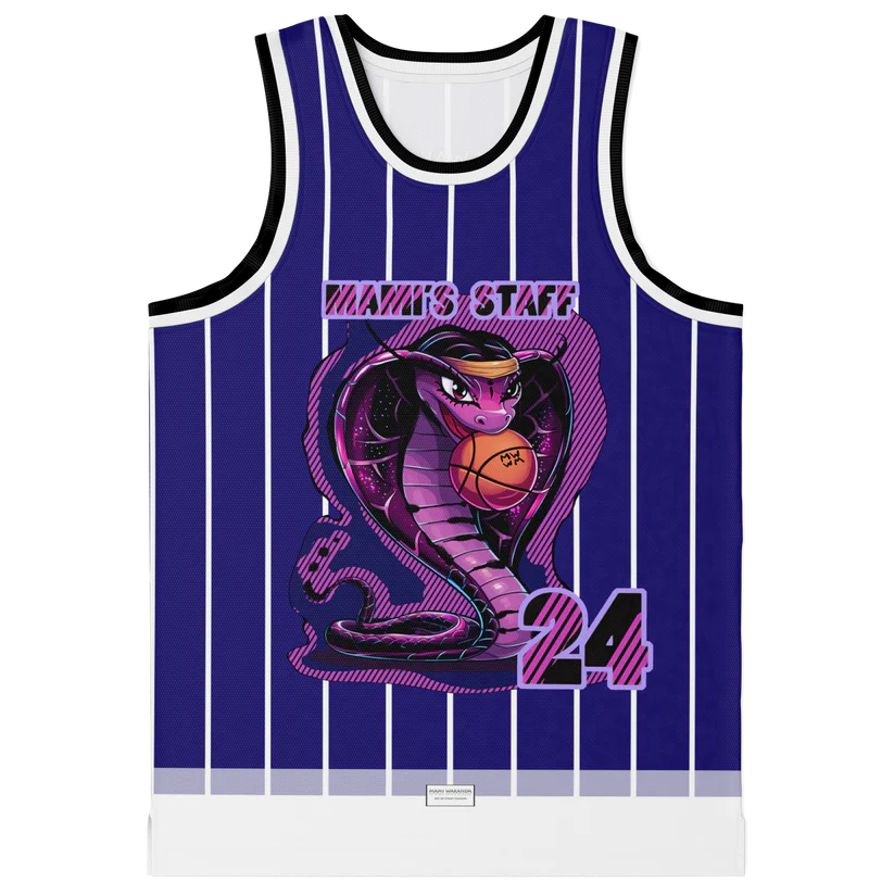 Basketball Jersey Rib - Sticker-Mami's staff Cobra