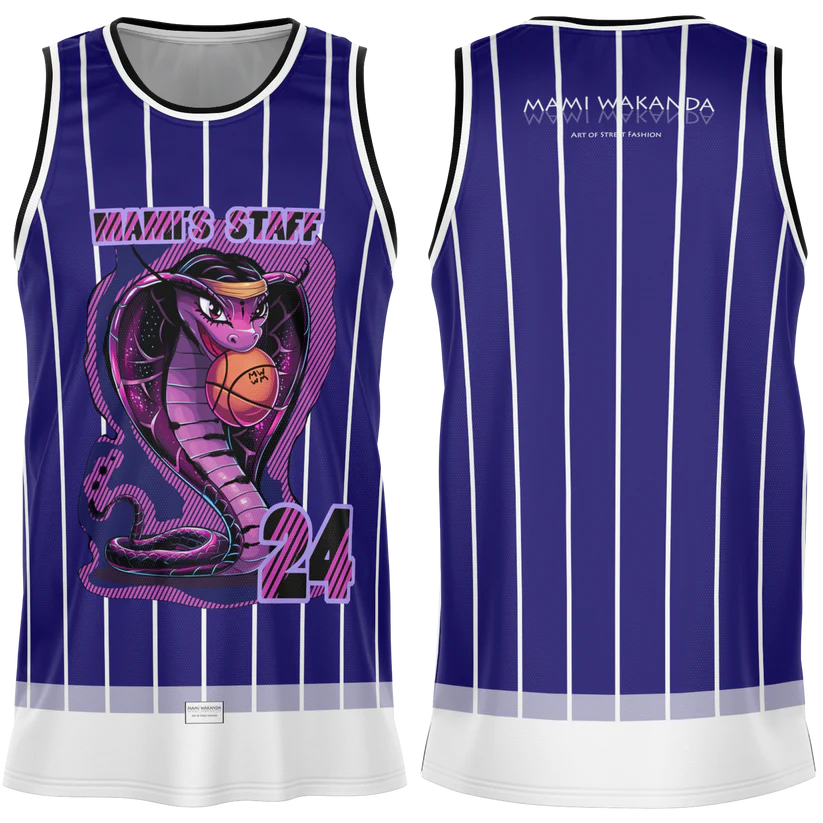 Basketball Jersey Rib - Sticker-Mami's staff Cobra