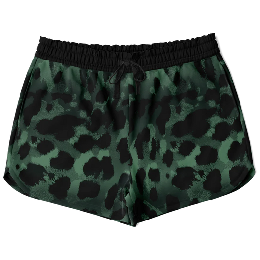 Fashion Loose Shorts - Wild Aina-Green sigma