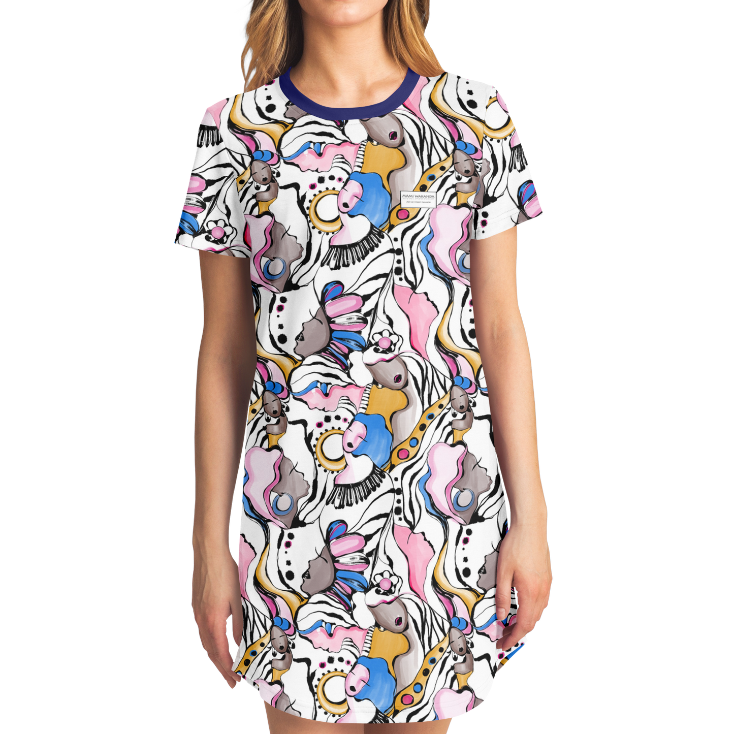 T-Shirt-Dress-Sweet-Face-Zahra-gang-street-style-fashion 3